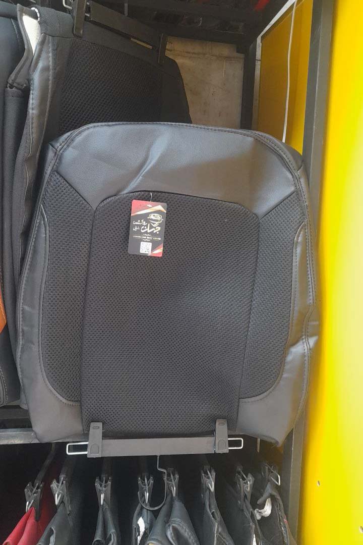 روکش صندلی شاهین, روکش صندلی چرم وسط پارچه اسپایس شاهین