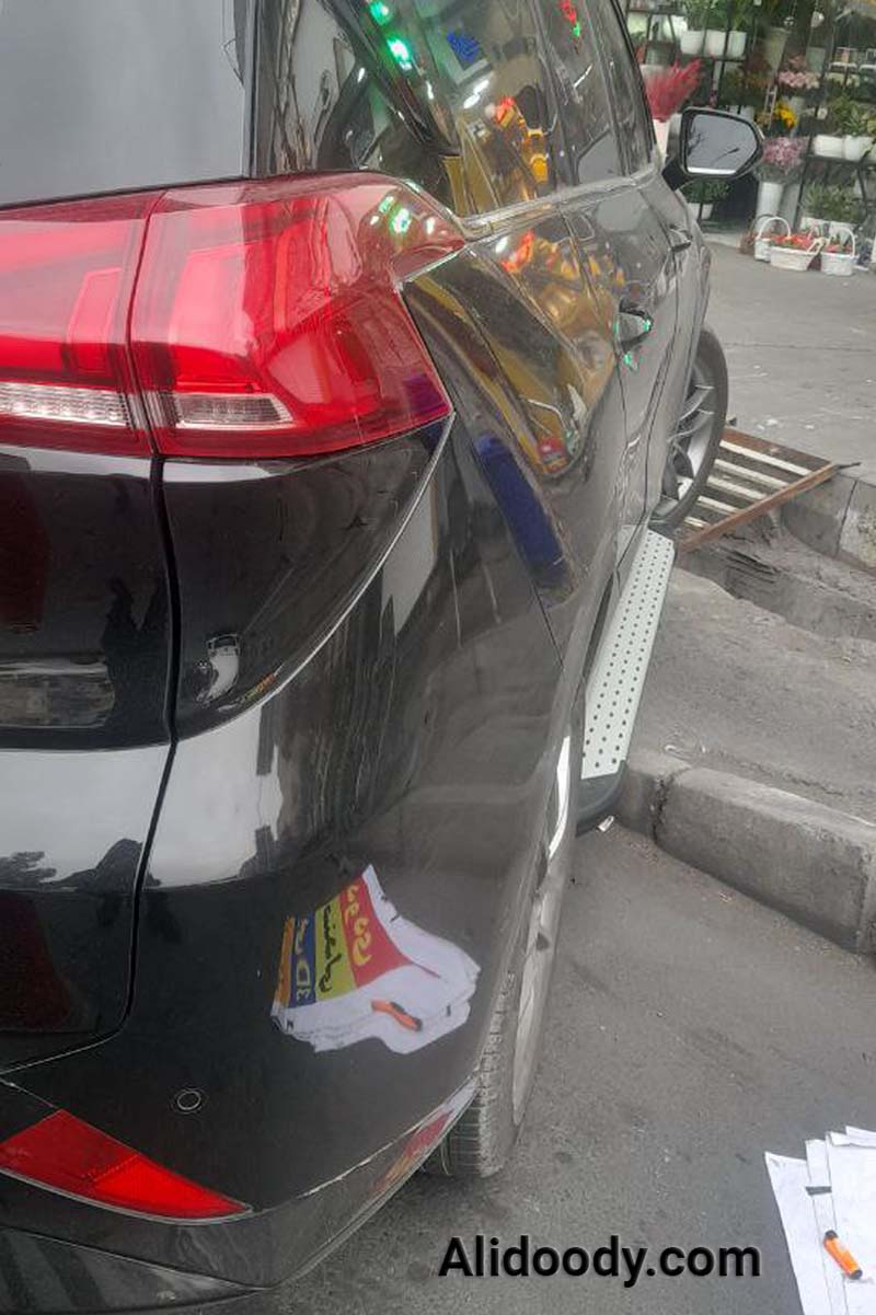 گارد و رکاب هایما 7X, رکاب بغل هایما 7X