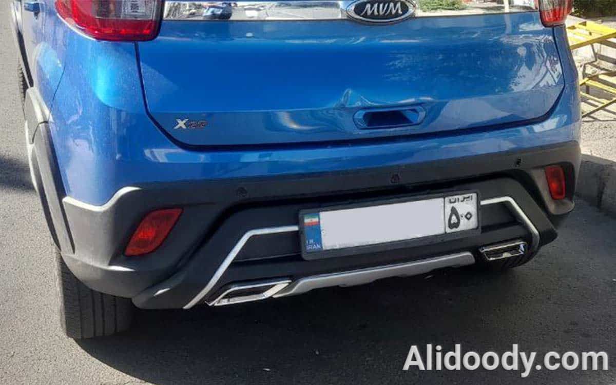 گارد و رکاب ام وی ام X22, گارد جلو و عقب X22