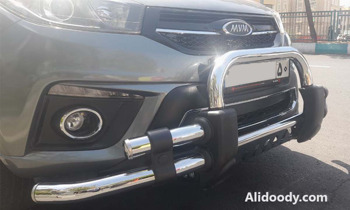 گارد و رکاب MVM X33 S, گارد جلو و عقب لوله‌ای X33 S