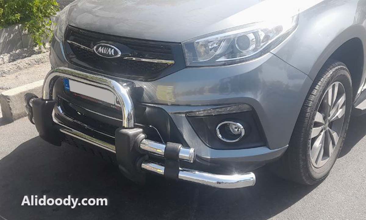 گارد و رکاب MVM X33 S, گارد جلو و عقب لوله‌ای X33 S